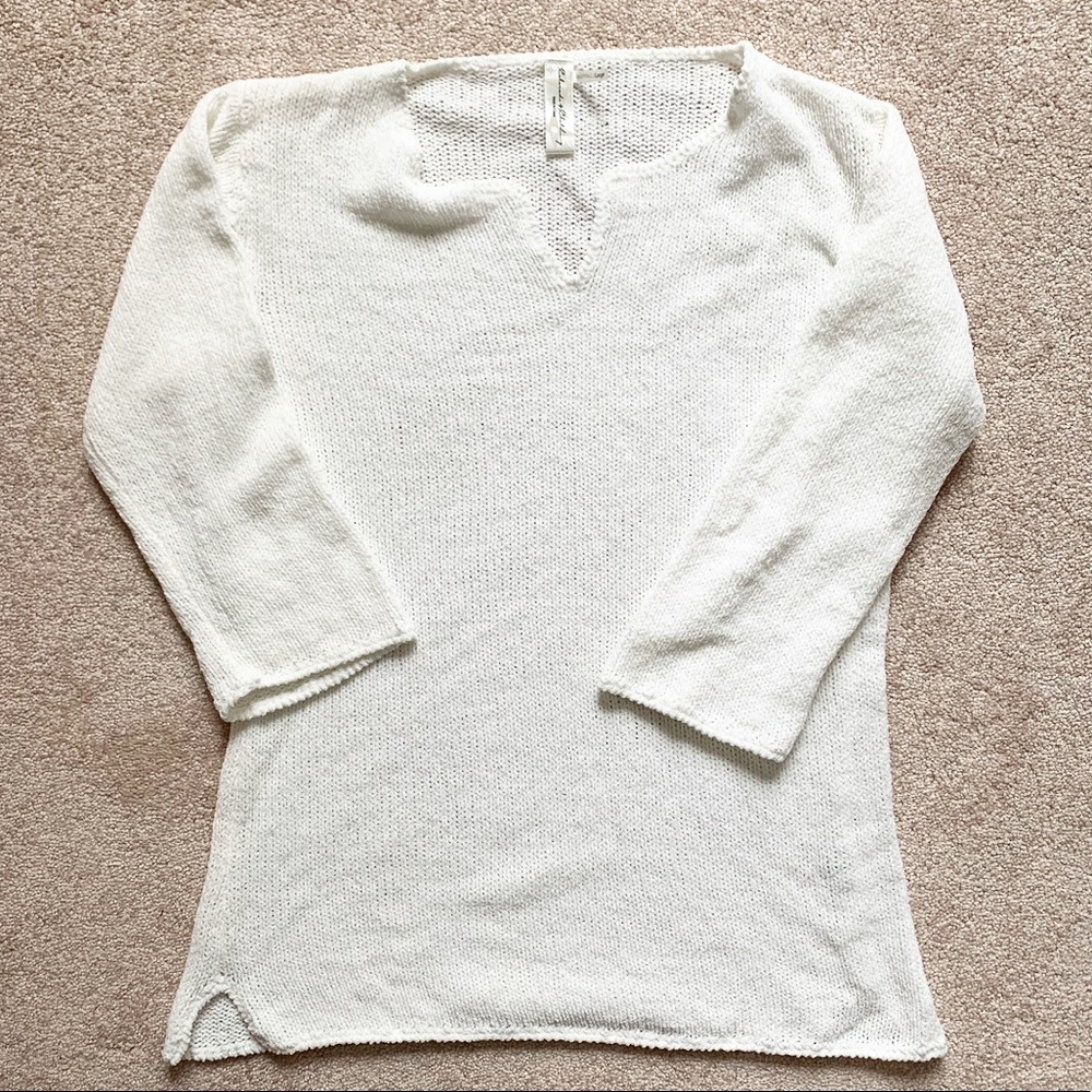 Soft white Colorado Clothing knit sweater